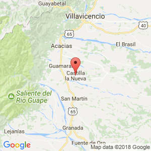 Localización de Castilla La Nueva en Meta