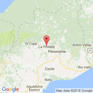 Localización de La Pintada en Coclé