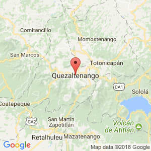 Localización de Quetzaltenango en Quetzaltenango