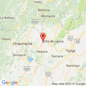 Localización de Sutamarchán en Boyacá