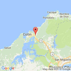 Localización de Sabanitas en Colón