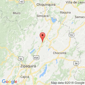 Localización de Sutatausa en Cundinamarca