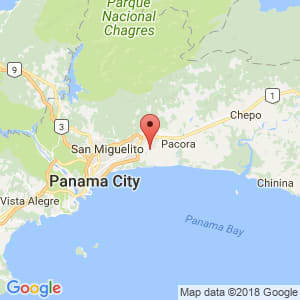 Localización de Tocumen en Panamá