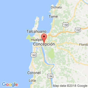 Localización de Concepción en Biobío