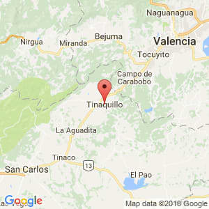 Localización de Tinaquillo en Cojedes