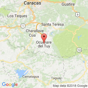 Localización de Ocumare del Tuy en Miranda
