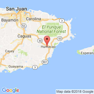 Localización de Aguas Claras en Humacao