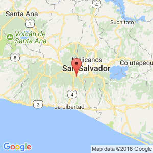 Localización de Nuevo Cuscatlán en La Libertad
