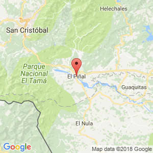 Localización de San Rafael del Piñal en Táchira