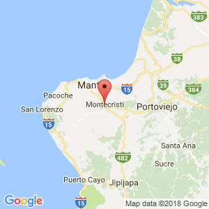 Localización de Montecristi en Manabí