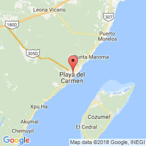 Localización de Solidaridad en Quintana Roo