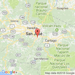 Localización de Desamparados en San José