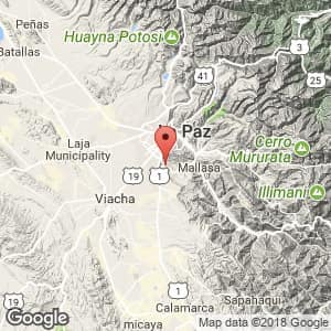 Localización de Achocalla en La Paz