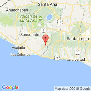 Localización de Santa Isabel Ishuatán en Sonsonate