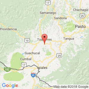 Localización de Sapuyes en Nariño