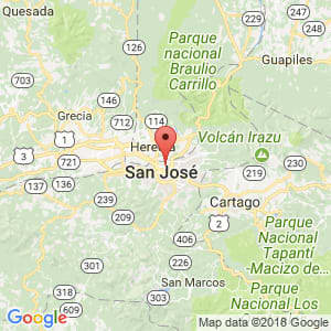Localización de Colima en San José Localización de Colima en San José