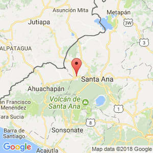 Localización de Chalchuapa en Santa Ana