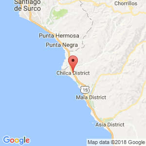 Localización de Chilca en Lima Provincias