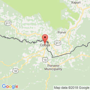 Localización de Cobija en Pando