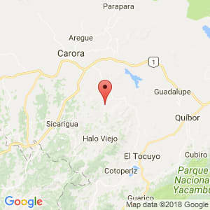 Localización de Curarigua en Lara