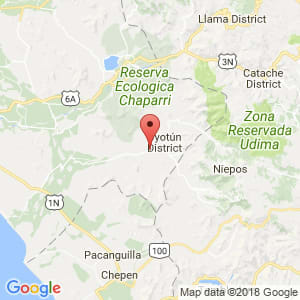 Localización de Pueblo Nuevo en Lambayeque