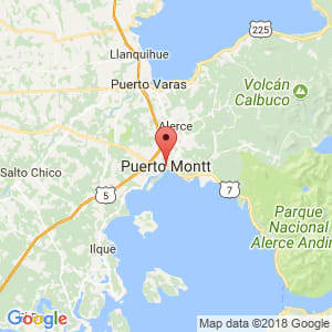 Localización de Puerto Montt en Los Lagos