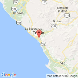 Localización de Moche en La Libertad