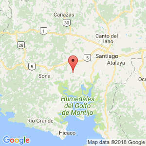 Localización de Río de Jesús en Veraguas
