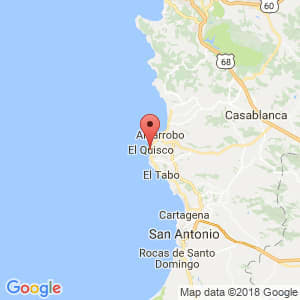 Localización de El Quisco en Valparaíso