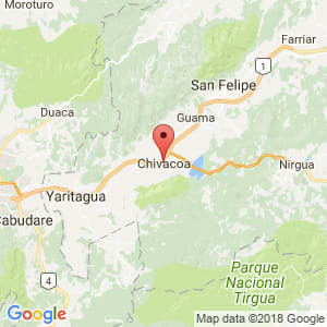 Localización de Chivacoa en Yaracuy