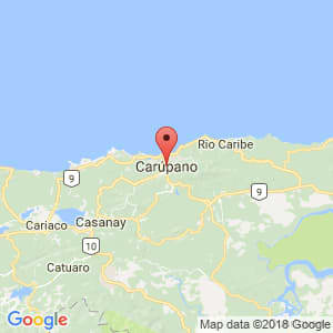Localización de Carúpano en Sucre