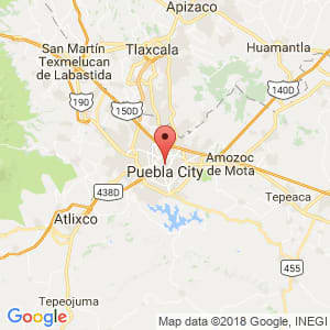 Localización de Puebla en Puebla