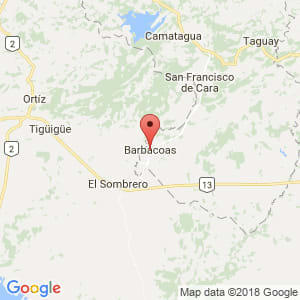 Localización de Barbacoas en Aragua