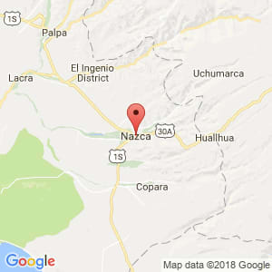 Localización de Nazca en Ica