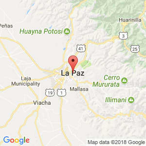 Localización de La Paz en La Paz