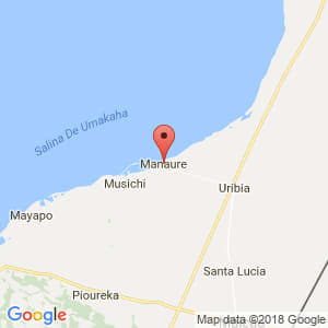 Localización de Manaure en La Guajira