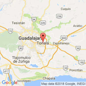 Localización de Tonalá en Jalisco