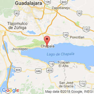 Localización de Chapala en Jalisco