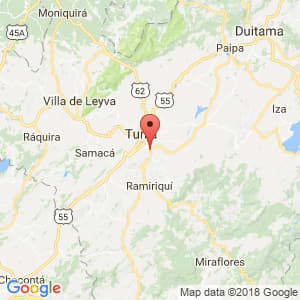 Localización de Soraca en Boyacá