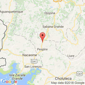 Localización de San Antonio de Flores en Choluteca