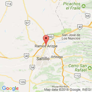 Localización de Ramos Arizpe en Coahuila de Zaragoza