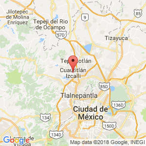 Localización de Cuautitlán Izcalli en México
