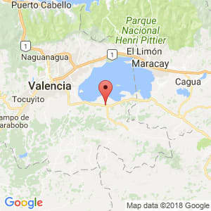 Localización de Güigüe en Carabobo