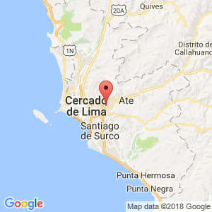 Localización de Santa Anita en Lima Provincias