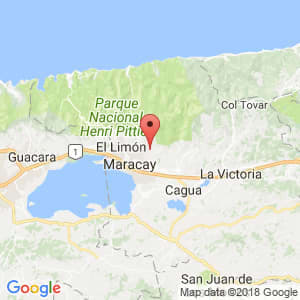 Localización de Parroquia Las Delicias en Aragua