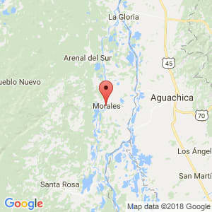 Localización de Morales en Bolívar