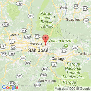 Localización de Trinidad en San José