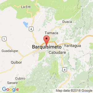 Localización de Barquisimeto en Lara