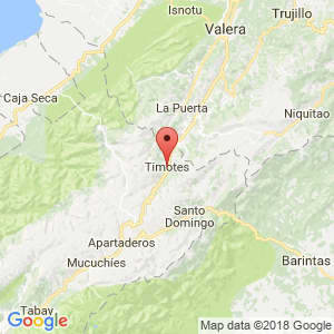 Localización de Timotes en Mérida