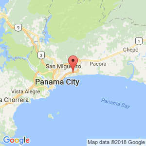 Localización de Juan Díaz en Panamá